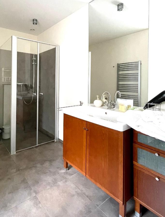Doppelzimmer Gartenblick Villa Julian Аурих Экстерьер фото